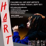 The HART Application ends TODAY!
Thursday, Sept 1st [link in bio]

This is your opportunity to create and perform your own music, dance and visual art/film. All musicians, dancers, visual and interdisciplinary hip hop artists who identify as Black/African American are welcome to apply. Apply now!

#hiphop #residency #socialjustice #application
HART is a collaborative partnership between Zaccho Dance Theatre and PUSH Dance Company, funded by the City of San Francisco’s Dream Keeper Initiative.

❤️‍🔥Contact erik@pushdance.org for questions
📷: @deekshaphotographs